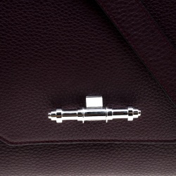 Pre Owned Givenchy Burgundy Leather Medium Obsedia Tote