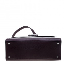 Pre Owned Givenchy Burgundy Leather Medium Obsedia Tote