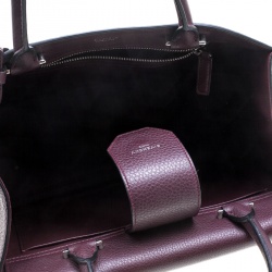 Pre Owned Givenchy Burgundy Leather Medium Obsedia Tote