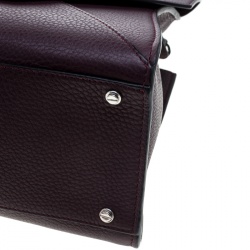 Pre Owned Givenchy Burgundy Leather Medium Obsedia Tote