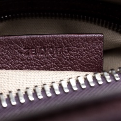 Pre Owned Givenchy Burgundy Leather Small Antigona Satchel