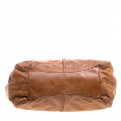 مملوكة مسبقًا حقيبة يد جيفنشي جلد بنية