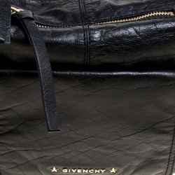 Pre Owned Givenchy Black Leather Hobo