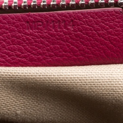 Pre Owned Givenchy Magenta Leather Medium Antigona Satchel