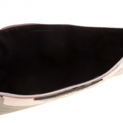 Pre Owned حقيبة كلتش جيفنشي أنتيغونا كانفاس مقوى فراشة مطبوعة وردية