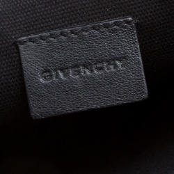 Pre Owned حقيبة كلتش جيفنشي أنتيغونا كانفاس مقوى فراشة مطبوعة وردية