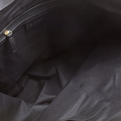 Pre Owned Givenchy Off White/Black Coated Canvas and Leather Shopper Tote