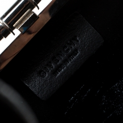 Pre Owned حقيبة كلتش جيفنشي صندوقية طباعة زهور متعددة الألوان/ سوداء