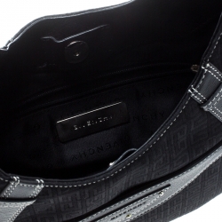 مملوكة مسبقًا Givenchy Black Signature Canvas and Leather Hobo