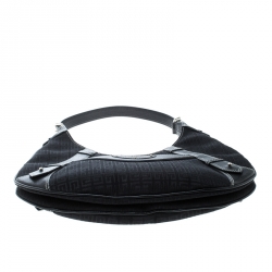 مملوكة مسبقًا Givenchy Black Signature Canvas and Leather Hobo