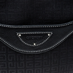 مملوكة مسبقًا Givenchy Black Signature Canvas and Leather Hobo