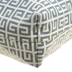 مملوكة مسبقًا حقيبة جيفنشي كانفاس مقوى شهير رمادية