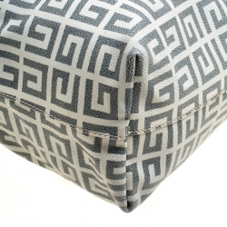 مملوكة مسبقًا حقيبة جيفنشي كانفاس مقوى شهير رمادية