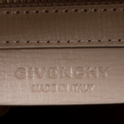 Pre Owned حقيبة كتف جيفنشي صندوق باندورا جلد بيج داكن صغيرة