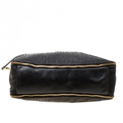 Givenchy Black Signature Nylon and Leather Top Handle Bag