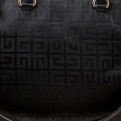 Givenchy Black Signature Nylon and Leather Top Handle Bag