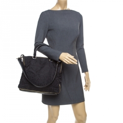 Givenchy Black Signature Nylon and Leather Top Handle Bag