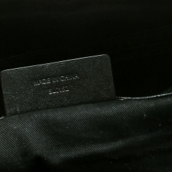 Pre Owned Givenchy Grey/Black Coated Canvas and Leather Shopper Tote