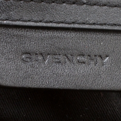 Givenchy Grey/Black Signature Canvas Top Handle Bag