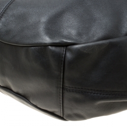 Pre Owned Givenchy Black Leather Hobo