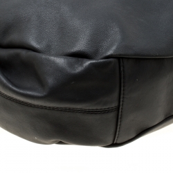 Pre Owned Givenchy Black Leather Hobo