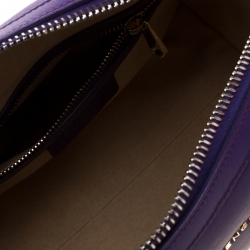 Givenchy Purple Leather Mini Lucrezia Duffel Bag