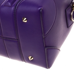 Givenchy Purple Leather Mini Lucrezia Duffel Bag