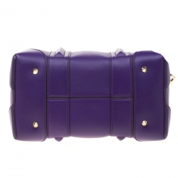 Givenchy Purple Leather Mini Lucrezia Duffel Bag