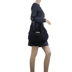 Pre Owned Givenchy Monogram Canvas Logo Hobo