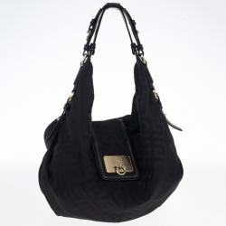 Pre Owned Givenchy Monogram Canvas Logo Hobo