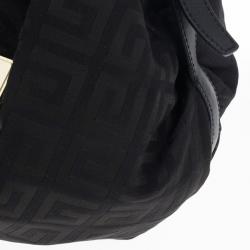Pre Owned Givenchy Monogram Canvas Logo Hobo