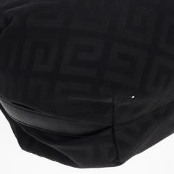 Pre Owned Givenchy Monogram Canvas Logo Hobo