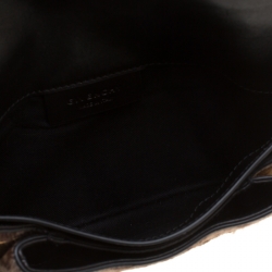 مملوكة مسبقًا Givenchy Beige Leopard Print Pony Hair Antigona Envelope Clutch Bag