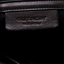 Givenchy Black Leather Pandora Flap Top Handle Bag