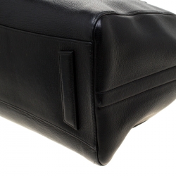 Pre Owned Givenchy Black Leather Antigona Top Handle Bag
