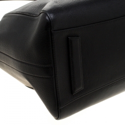 Pre Owned Givenchy Black Leather Antigona Top Handle Bag