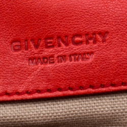 مملوكة مسبقًا Givenchy Red Leather Small Obsedia Crossbody Bag