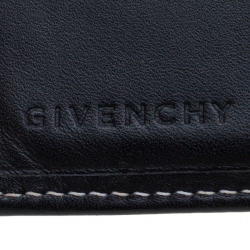 مملوكة مسبقًا Givenchy Beige/Black Canvas Compact Wallet