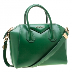 Pre Owned حقيبة جيفنشي أنتيغونا صغيرة جلد وردي داكنة