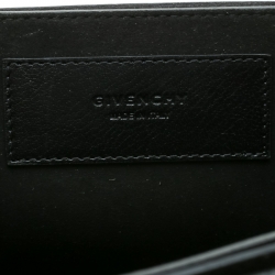 مملوكة مسبقًا Givenchy Black Leather and Suede GV3 Crossbody Bag
