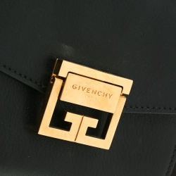 مملوكة مسبقًا Givenchy Black Leather and Suede GV3 Crossbody Bag