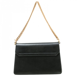 مملوكة مسبقًا Givenchy Black Leather and Suede GV3 Crossbody Bag