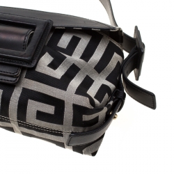 مملوكة مسبقًا Givenchy Black Canvas and Leather Shoulder Bag