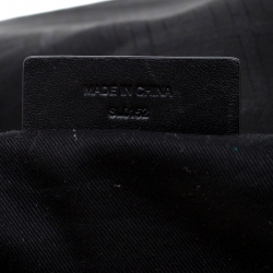 Pre Owned Givenchy Black Monogram Canvas and Leather Large Hobo