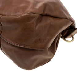 Pre Owned Givenchy Brown Leather Hobo