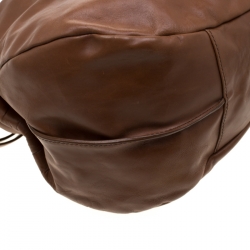 Pre Owned Givenchy Brown Leather Hobo