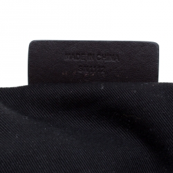 Pre Owned Givenchy Brown/Grey Monogram Canvas and Leather Small Hobo