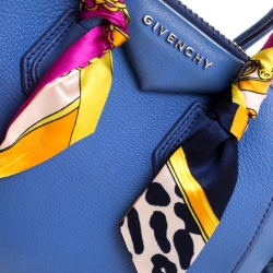 Pre Owned حقيبة جيفنشي يد علوية انت يغونا ميني جلد زرقاء