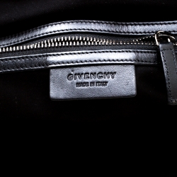 Pre Owned Givenchy Khaki Crocodile Embossed Nubuck Leather Nightingale Tote