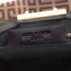 Givenchy Brown Canvas and Leather Top Handle Bag
